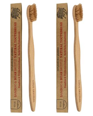 VITUS Original plastfria tandborstar 2 x 1-pack